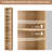 Brenya 8-Tier Thin and Tall Bookshelf with Open Adjustable Shelf-1667552739