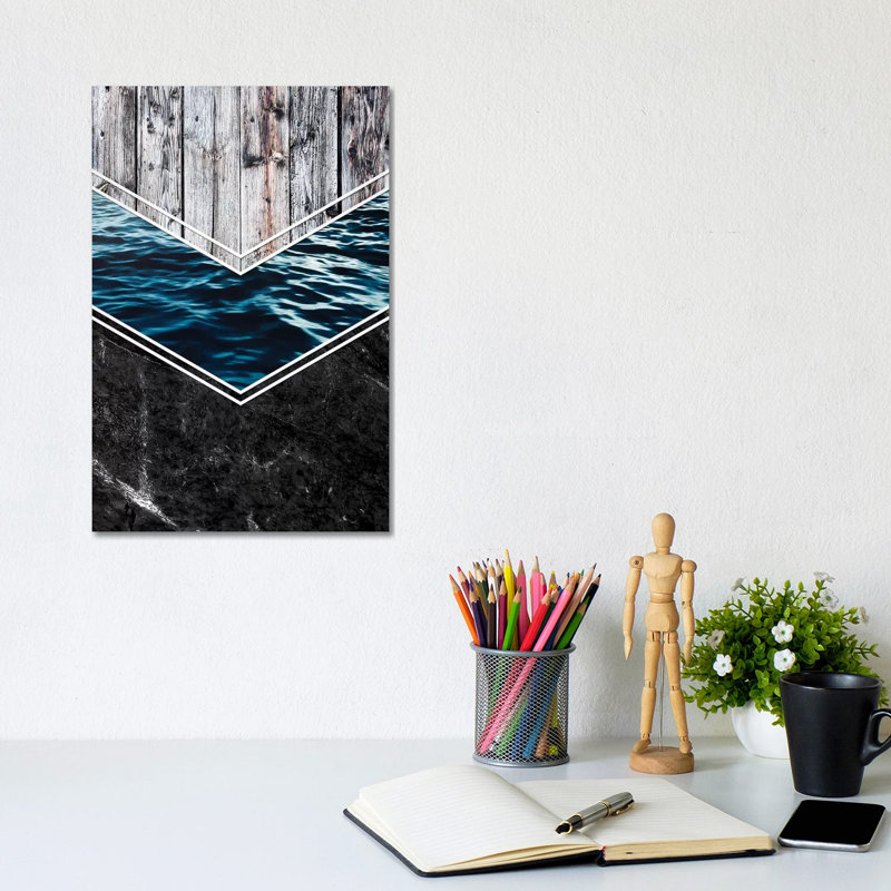 Striped Materials Of Nature IV by Nicklas Gustafsson - Wrapped Canvas Print, 20.32 cm H x 30.48 cm W
