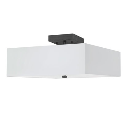 Plafonnier semi-encastré 3 lumières Breckan