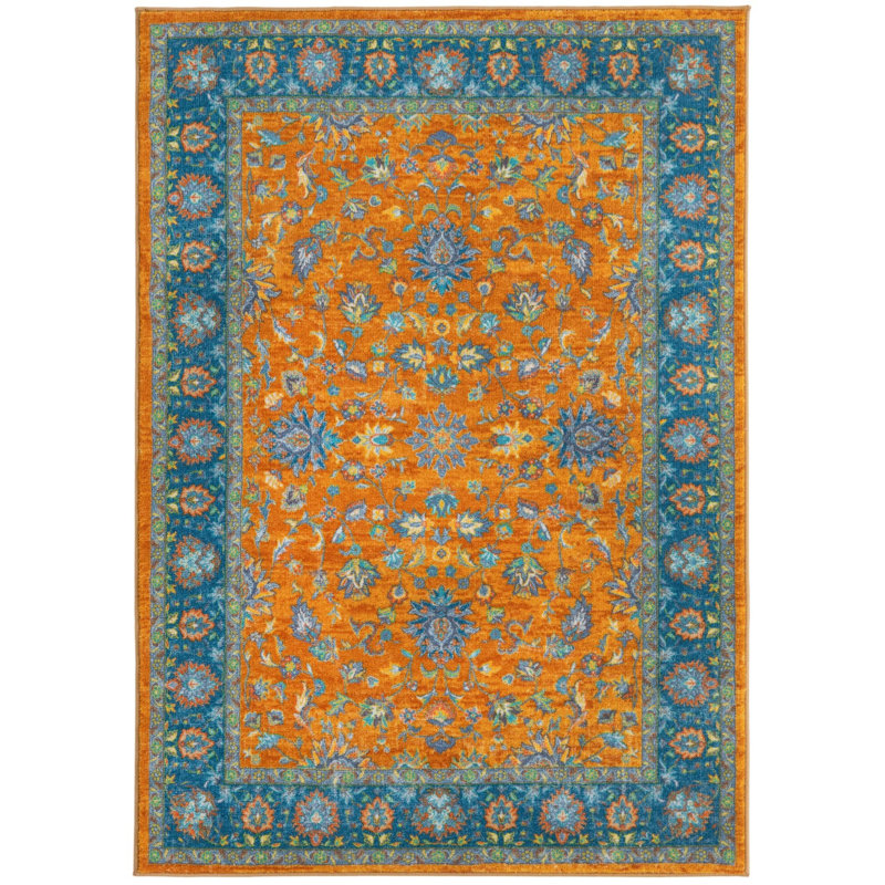 Artez Oriental Indoor Rug, Rectangle 4'4" x 6'