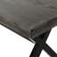 Outdoor Aluminum Bench With Steel Frame, Grey And Black - Modern Industrial Aesthetic, , Rust-, Easy To Clean, 61.74" W X 15.10" D 18.43" H, Assembly Required Grey/Black Design, , Rust-, 63" 15.1"-121070456