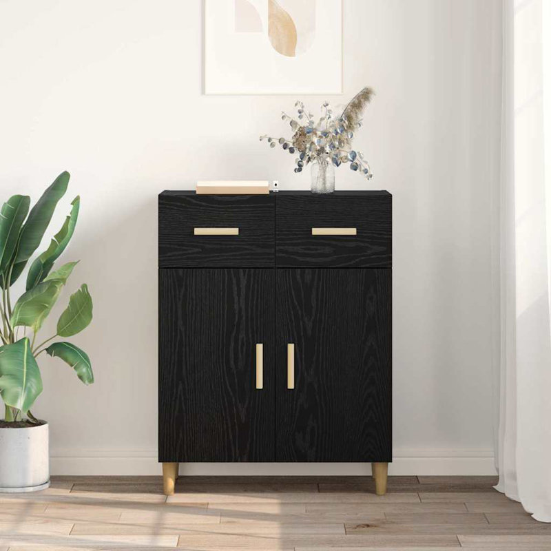 69.5cm Sideboard, Black Oak