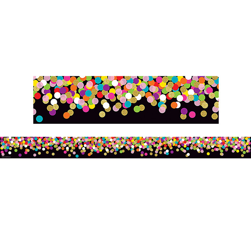 Bordure confetti droite