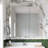 Recessed or Surface Mount Frameless Bathroom Medicine Cabinet With Mirror and Adjustable Shelves-1622754531