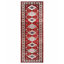 Tapis d'intérieur oriental noué à la main, en soie et laine rouge crème, fait main-1084940251