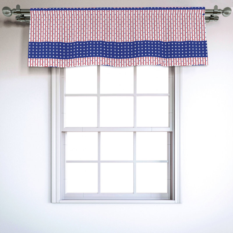 Sateen Ruffled Window Valance