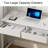 47.2" W White Computer Desk with USB Porting, 2 Drawers - Home Office & Bedroom-1825336945-1823698416