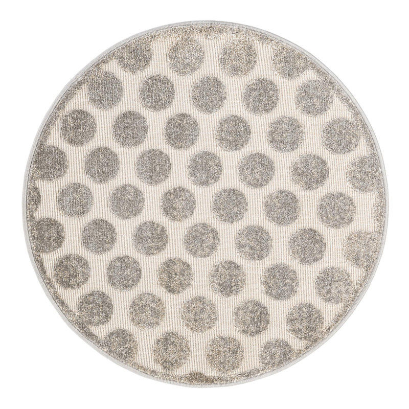 Sabrina Soto Dots Indoor/Outdoor Rug, Round 3'1"