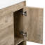 Meuble-lavabo en bois avec comptoir de lavabo en céramique