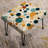 Classic Charm Polka Dots Pattern - Polka Dots Rectangle Ottoman