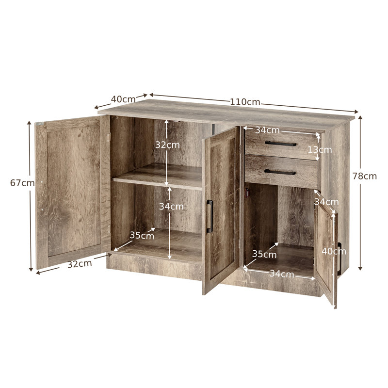 Sundberg 110cm Sideboard