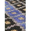 Tapis unique nouvel âge 7 pi 4 po x 12 pi 2 po Jijim en brun / cacao / minuit