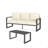 2-Piece 3-Seat Outdoor Sofa Couch Set-490518297