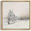 «Winter Wind Flowing The Tree Forest Landscape Snow Rustic», reproduction d'art sur toile encadrée-107117903-107117902