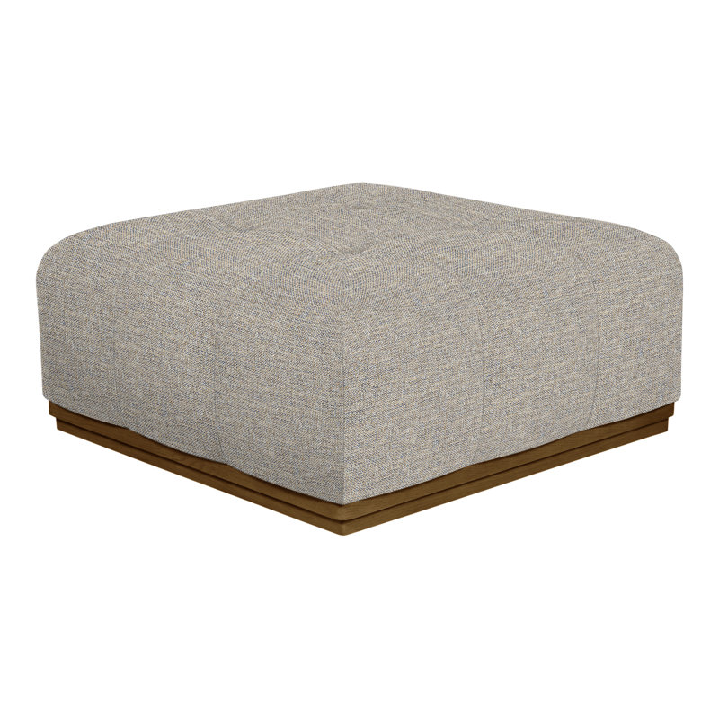 Denison By Thom Filicia Square Ottoman, Impala Storm, Casa Blanca