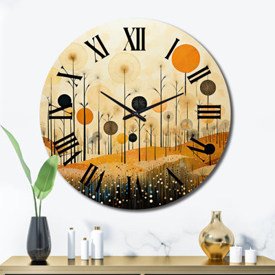 Horloge murale en métal Danek