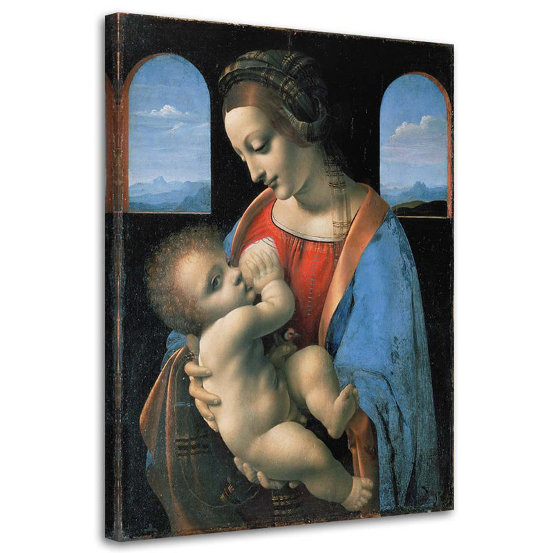 Madonna Litta - No Frame Print on Canvas