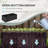 Raised Garden Bed, 6' X 3' 2', Galvanized Steel, For Veggies, Flowers, Herbs, Black 70.5" L 34.75" W 23.25" H Galvanized, ,