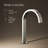 Components Bathroom Sink Spout with Ribbon Design-124974589