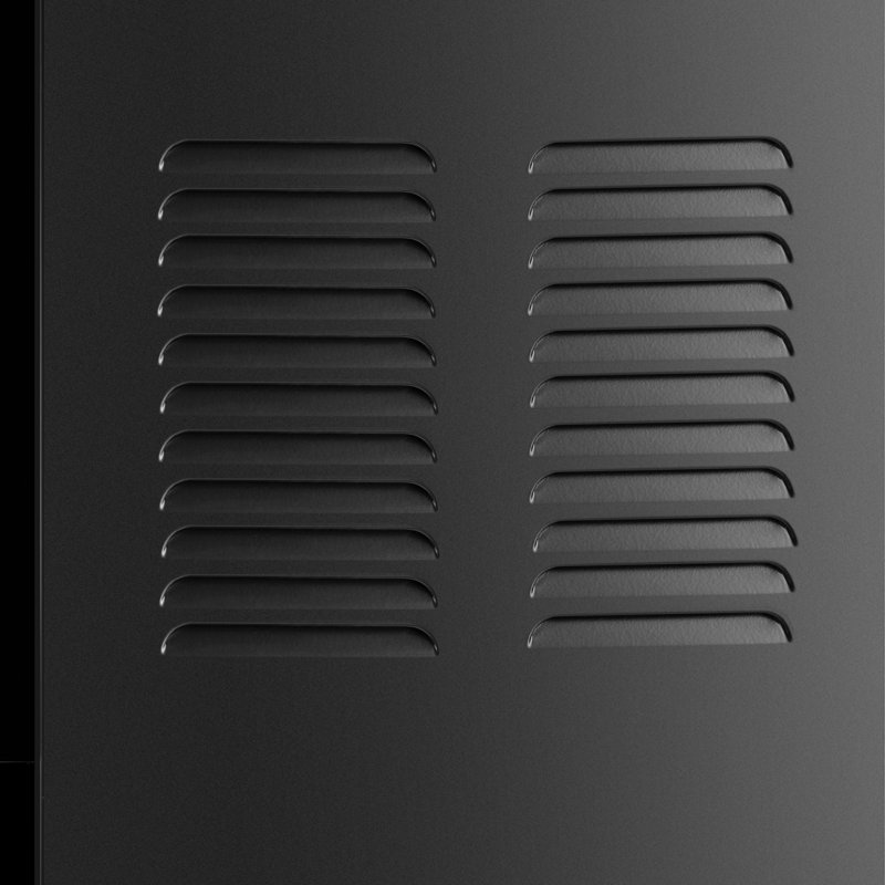 Black and Stainless Steel Bottom Loading Water Dispenser with Child Safety Lock