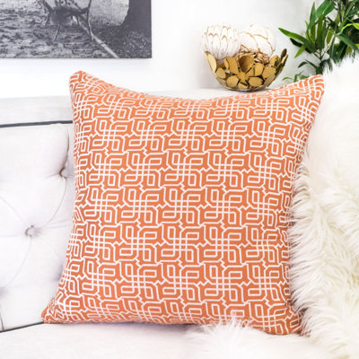  Cozy Jacquard Plaid Pillow Cover