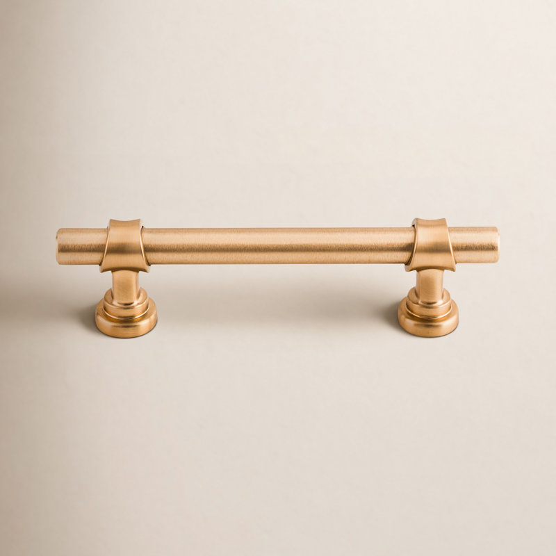 Bit 3 3/4" Center to Center Bar Pull, Brushed Bronze