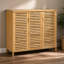 Rustic 3-Door Shoe Cabinet