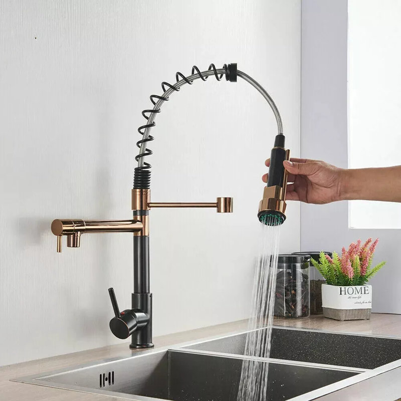 Robinet de cuisine AlenArtWater, Noir mat
