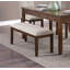 Banc de chenille foncé 1pc