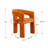 Modern Upholstered Barrel Dining Chairs-95262516