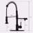 Purifier Kitchen Faucet Drinking Water Faucet With Roll Up Dish Drying Rack, Pull Down Water Filter Kitchen Sink Faucets