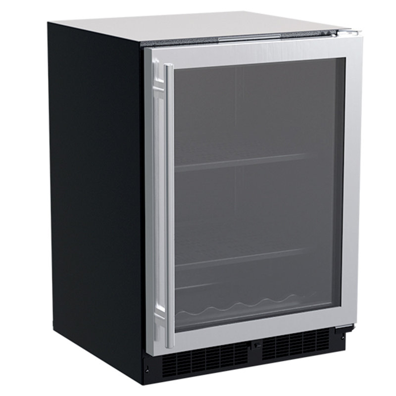 23.88'' 6 Bottle and 190 Can Single Zone Built-In Wine & Beverage Refrigerator