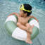 Mini anneau de piscine tubulaire: Tides Out Olive Stripe-126132229-126132231