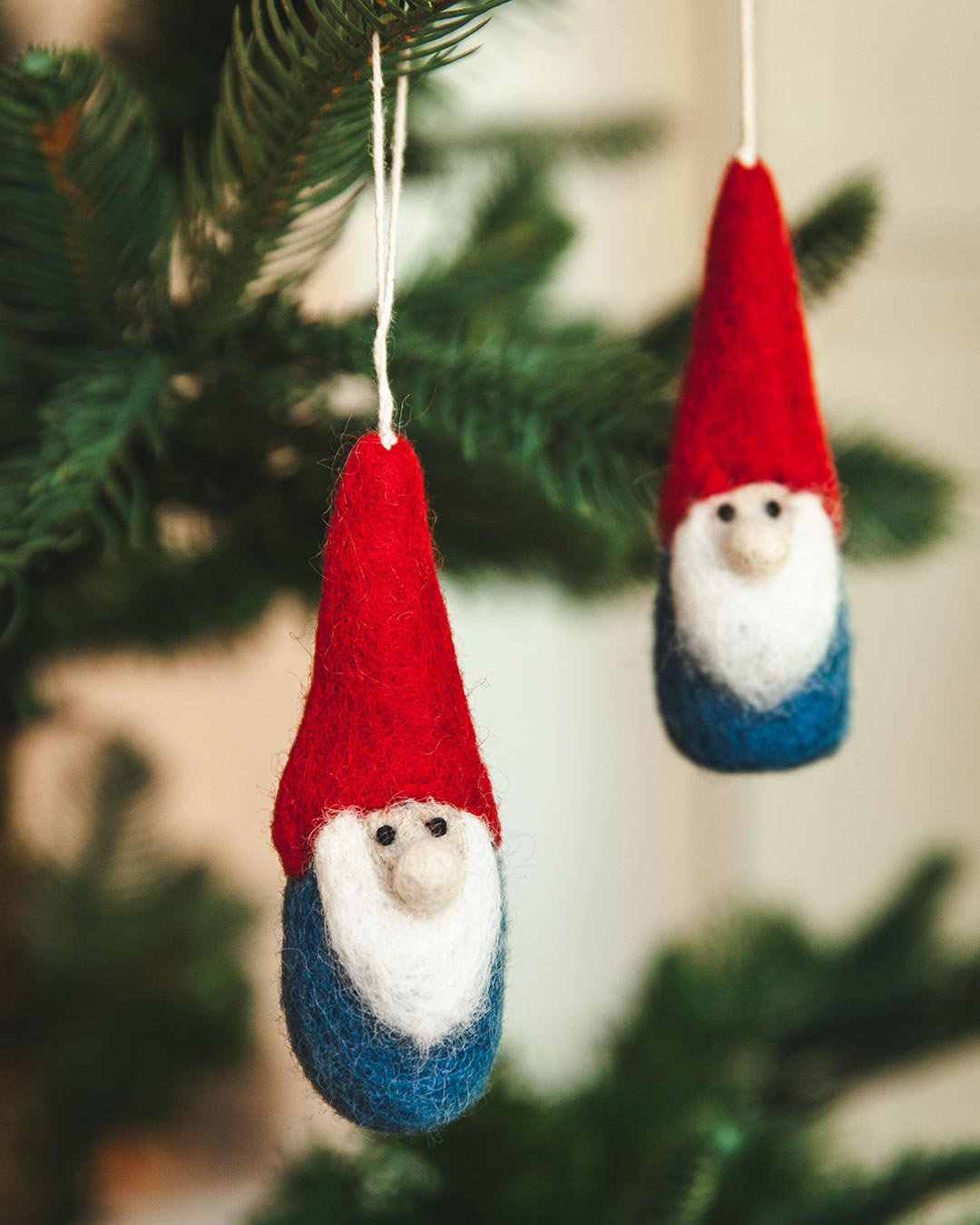 Felted Festive 2.5'' Fabric Holiday Shaped Ornament