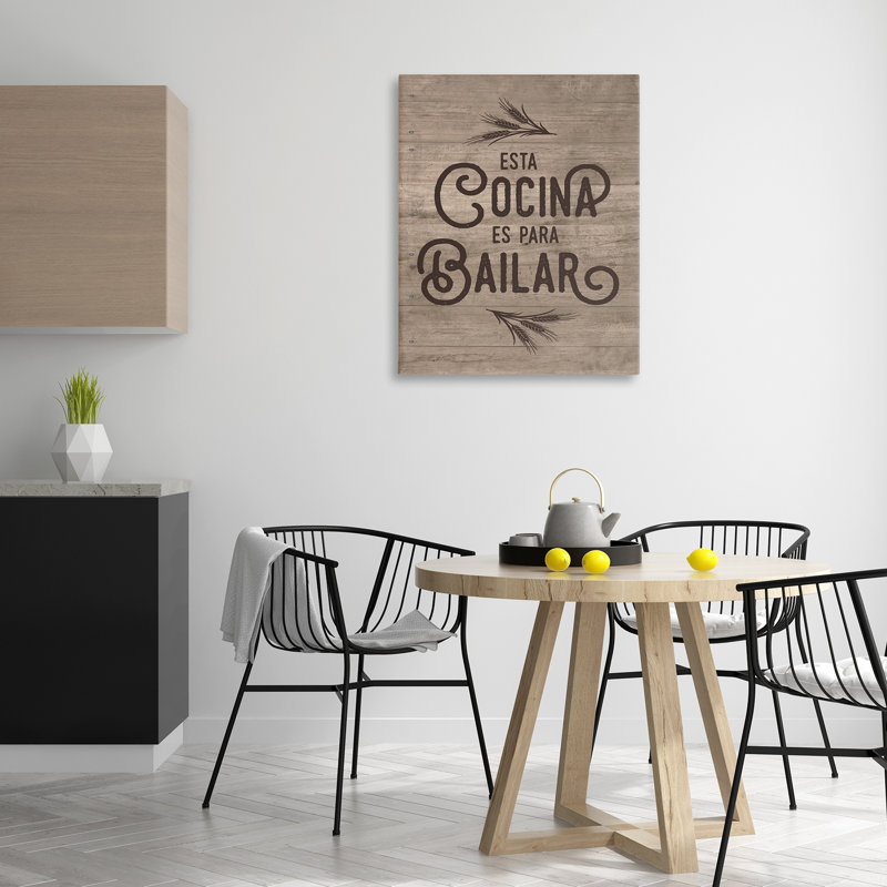 Cocina Para Bailar Canvas Wall Art by Lettered and Lined, 40" H x 30" W