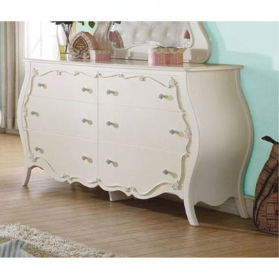 Pearl White Finish Dresser
