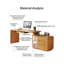 Modern Minimalist Retractable L-shaped Desk&Office Desk-1121067210-1121067207