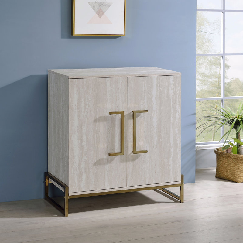 Armoire à vin en faux marbre