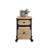 File Pedestal, Brown Finish