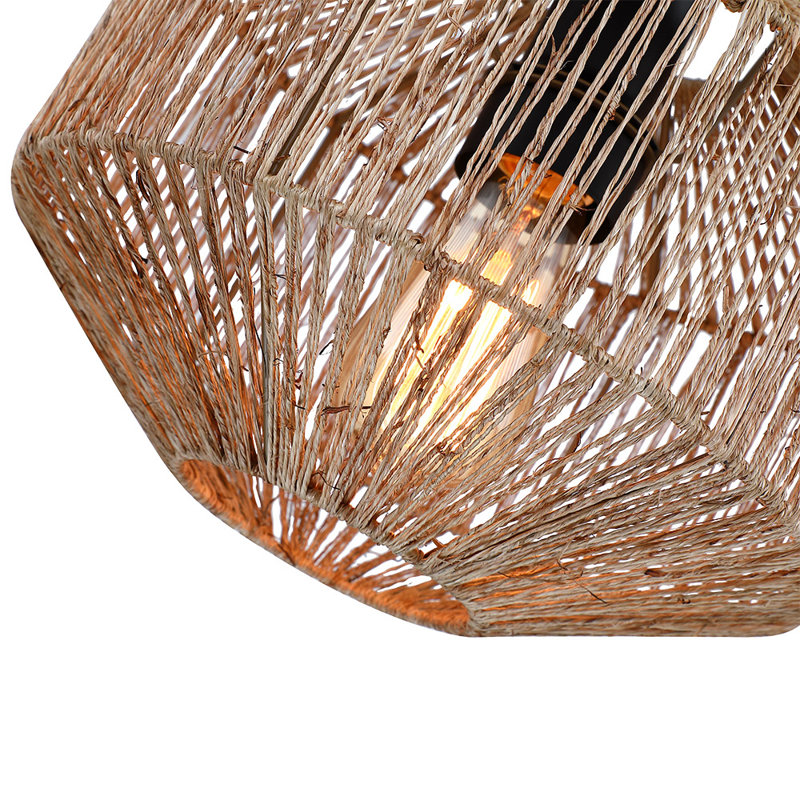 Breah Wood Semi Flush Mount