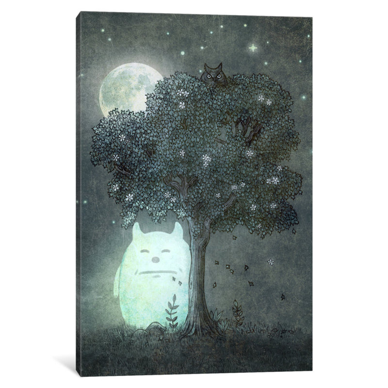 « full moon rites », impression sur toile tendue, H 18 po x l 12 po x P 1,5 po