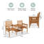 Solid Wood Acacia Outdoor Bench