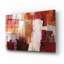 Art mural en verre épique «Deconstruit City» par Design Fabrikken, 16 po x 12 po