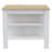 2 Piece Kitchen Set, Kitchen Island + Pantry Cabinet , White /Light Oak-1417416104