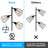 Airis 65'' Black LED Tree Floor Lamp