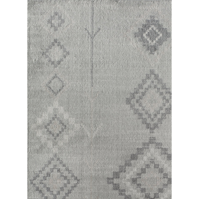 Bodrum Tribal Native Fog Area Rug, Rectangle 2' x 4'