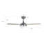 Ventilateur de plafond intelligent intérieur / extérieur Elira de 52 pouces, ensemble d'éclairage à DEL à intensité variable et télécommande, fonctionne avec l'assistant Google, Amazon Alexa et les raccourcis Siri.-1683624125-1683624112-1683624121