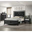 Table de chevet luxueuse 1 pièce 2 tiroirs Glam