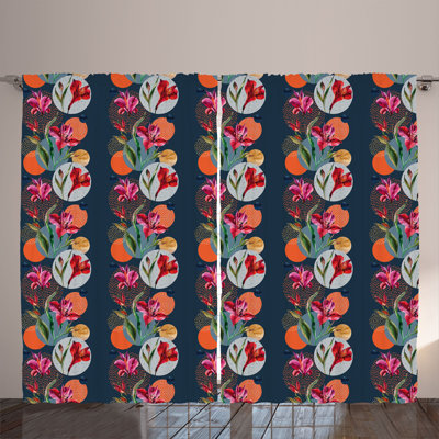Semi Sheer Curtain Pair