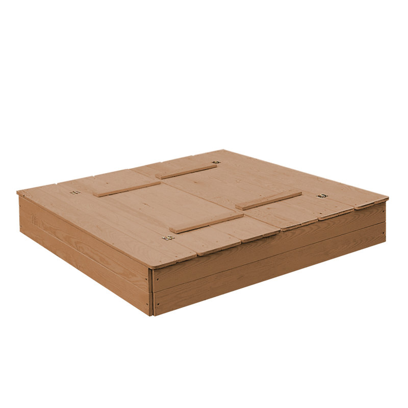 Sandbox, foldable bench, Brown